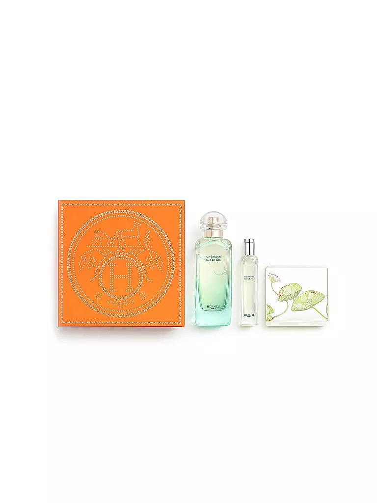 HERMÈS | Caja de regalo Un Jardin sur le Nil Eau de Toilette 100 ml / 15 ml | Sin color