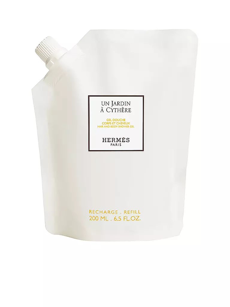 HERMÈS | Un Jardin à Cythère, Recambio de gel de ducha para cuerpo y cabello 200ml | Sin color