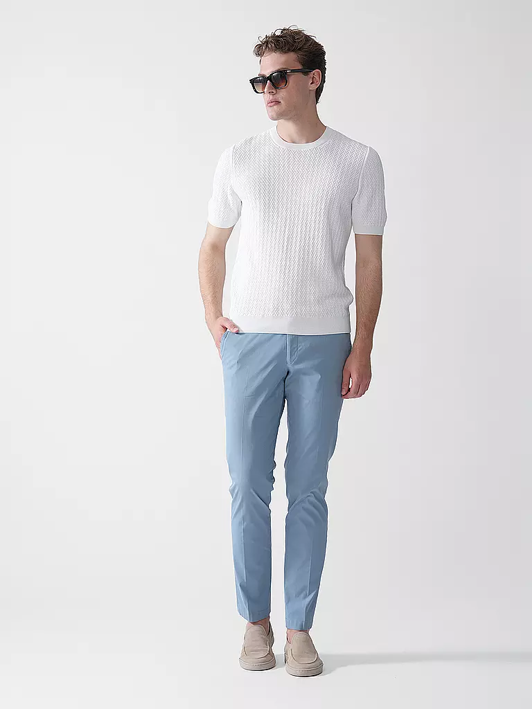 HILTL | Chino Slim Fit TARENT | Azul claro