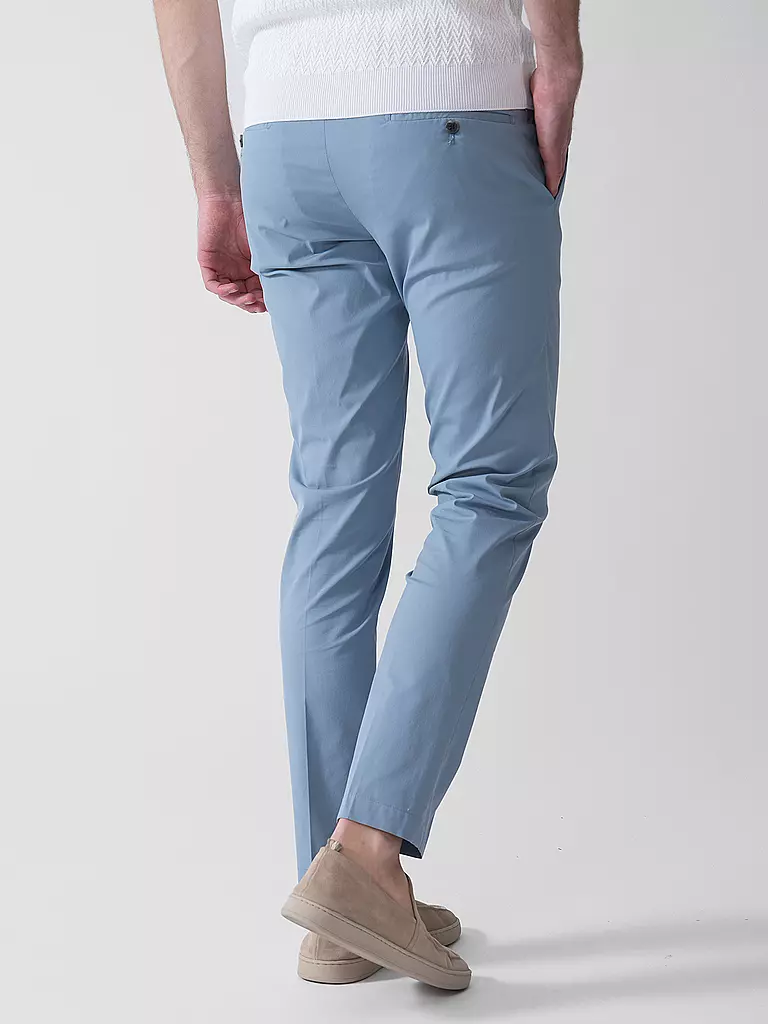 HILTL | Chino Slim Fit TARENT | Azul claro