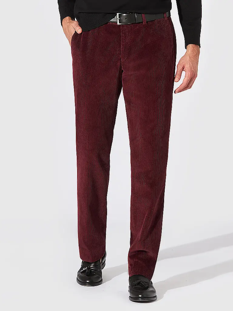 HILTL | Cordhose TILO GENUA | Rojo oscuro