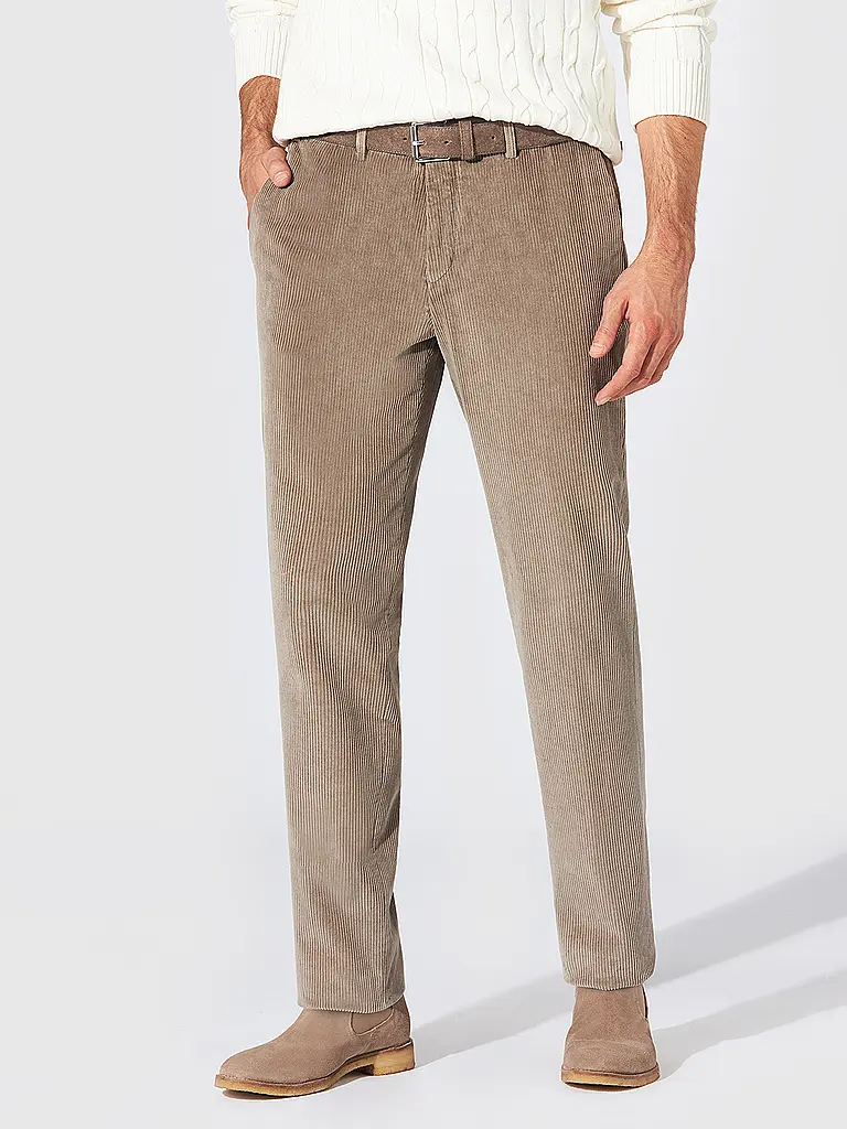 HILTL | Pantalón de pana TILO GENUA | Gris claro