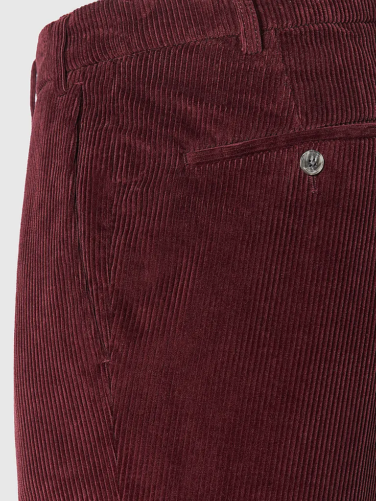 HILTL | Pantalón de pana TILO GENUA | Rojo oscuro