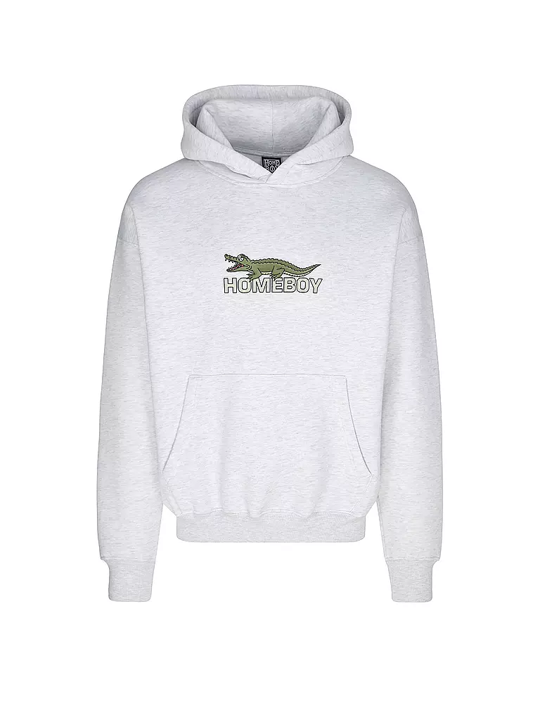 HOMEBOY | Sudadera con capucha - Hoodie CROCOBOY HOOD | Gris claro