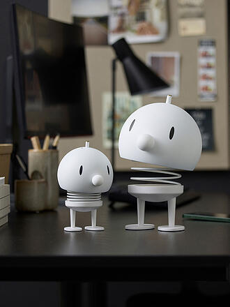 HOPTIMIST | Altavoz Soft Bumble Speaker 15cm Blanco Suave