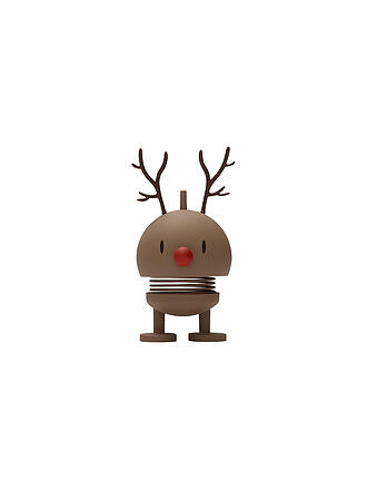 HOPTIMIST | Figura decorativa Reno Suave Bumble 9,5cm Chocolate