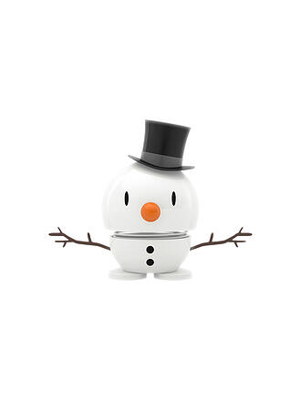 HOPTIMIST | Figura decorativa Classic Bumble Snowman 7,8cm White