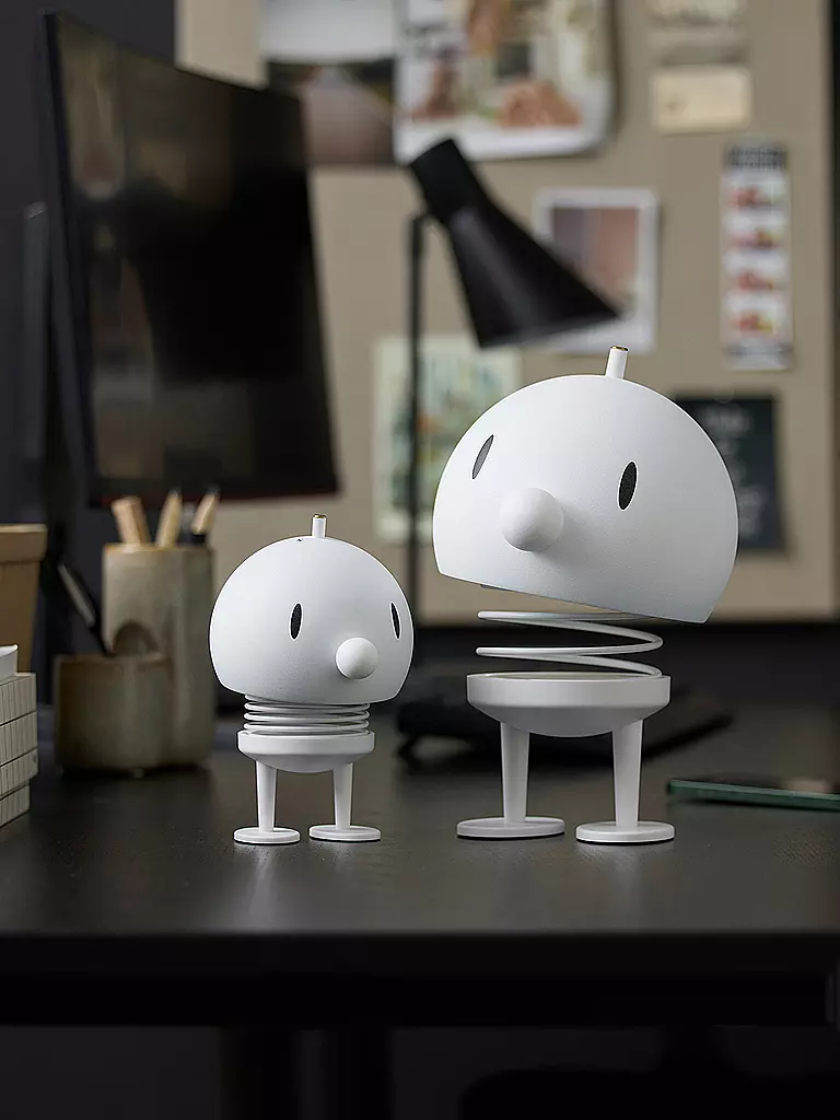 HOPTIMIST | Altavoz Soft Bumble Speaker 15cm Blanco Suave | Blanco