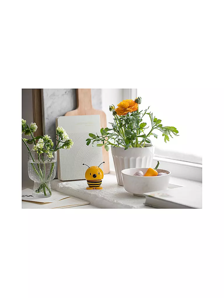 HOPTIMIST | Dekofigur Bee 6,8cm Yellow | Amarillo