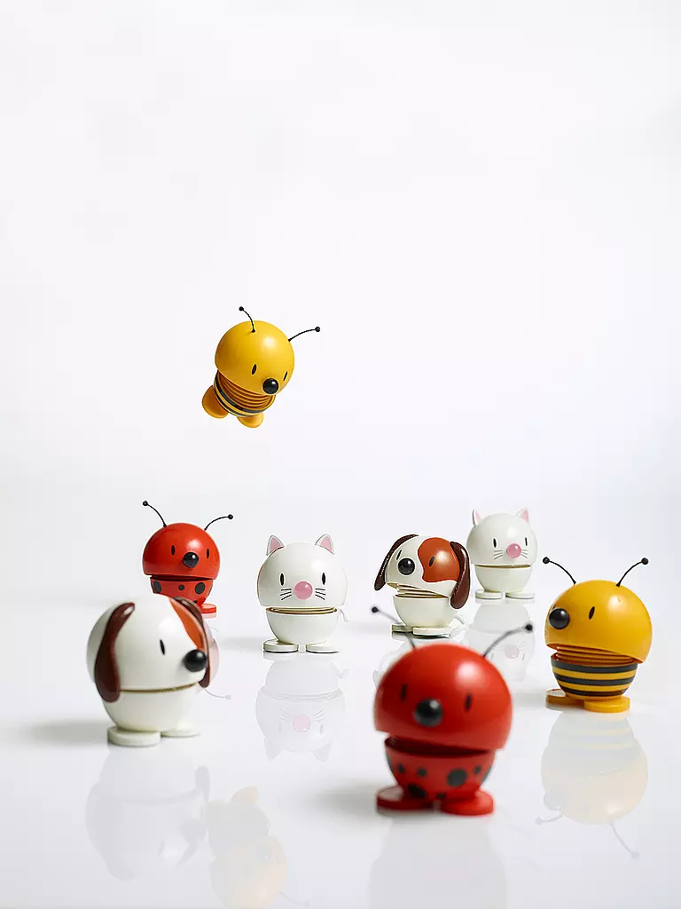 HOPTIMIST | Dekofigur Bee 6,8cm Yellow | Amarillo