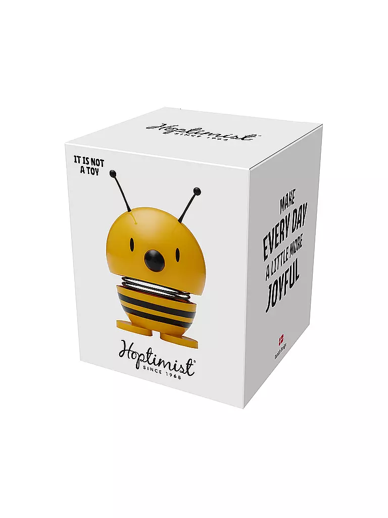 HOPTIMIST | Dekofigur Bee 6,8cm Yellow | Amarillo