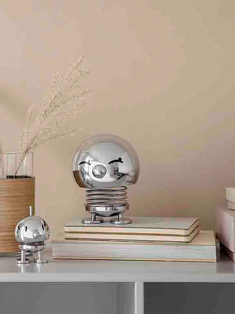 HOPTIMIST | Dekofigur Classic Bumble 7,6cm Chrome | Plata