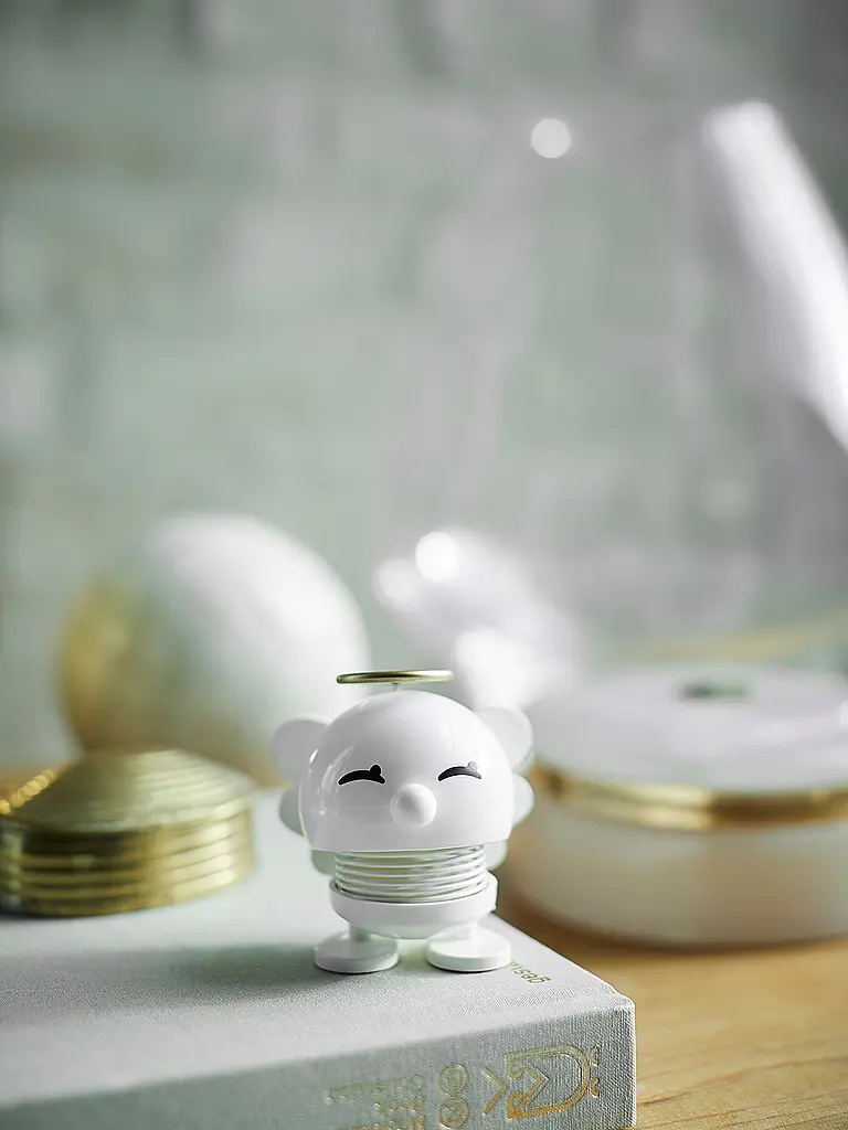 HOPTIMIST | Figura decorativa Ángel Bimble 7,1cm Blanco | Blanco