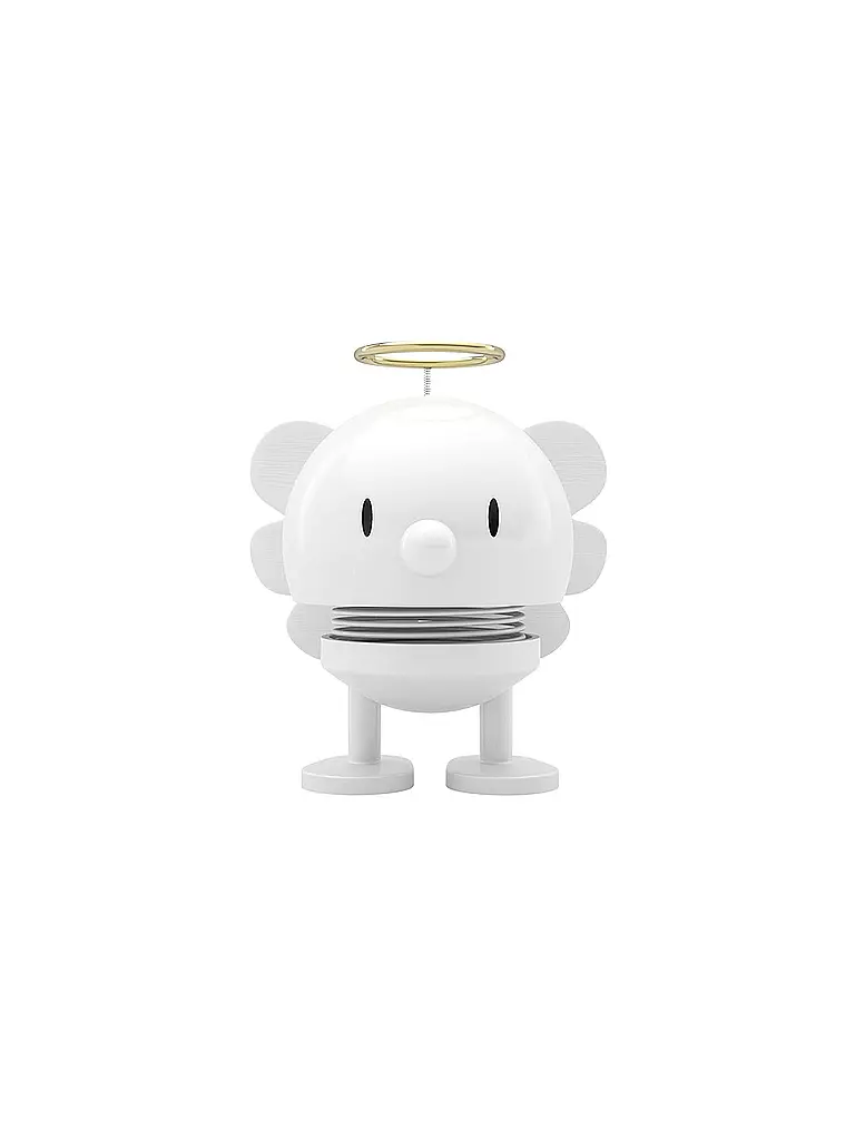 HOPTIMIST | Figura decorativa Angel Bumble 7,5cm White | Blanco