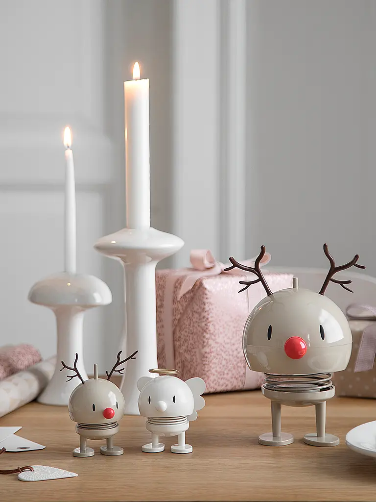 HOPTIMIST | Figura decorativa Angel Bumble 7,5cm White | 