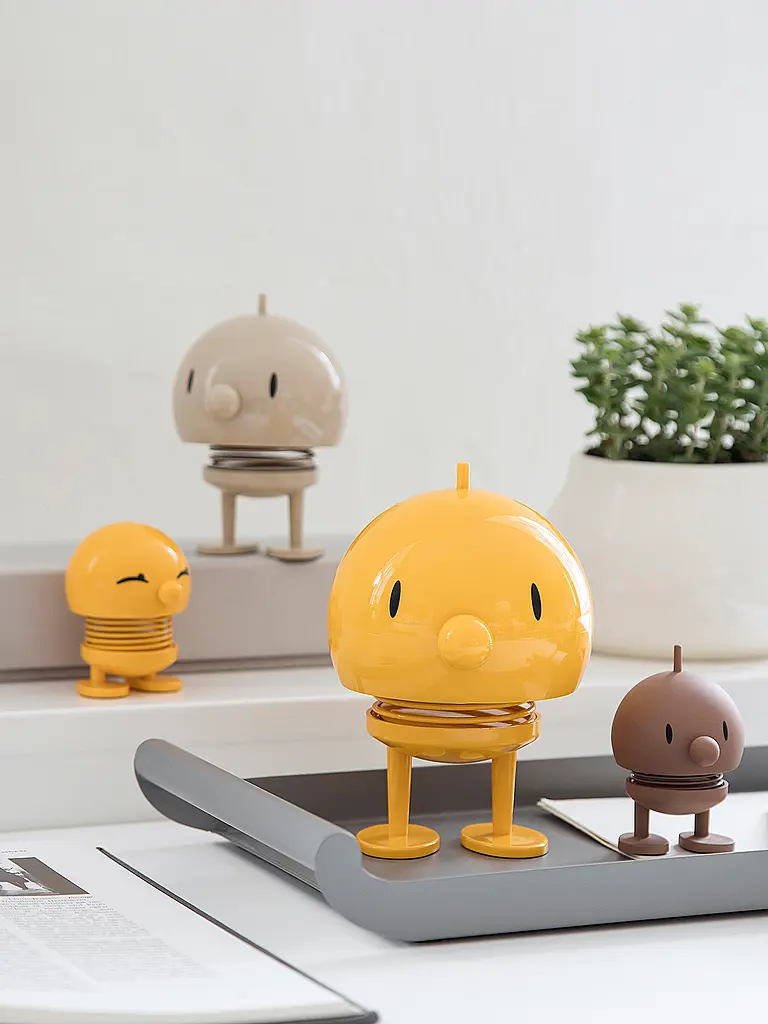 HOPTIMIST | Figura decorativa Classic Bumble 10,5cm Latte | Camel