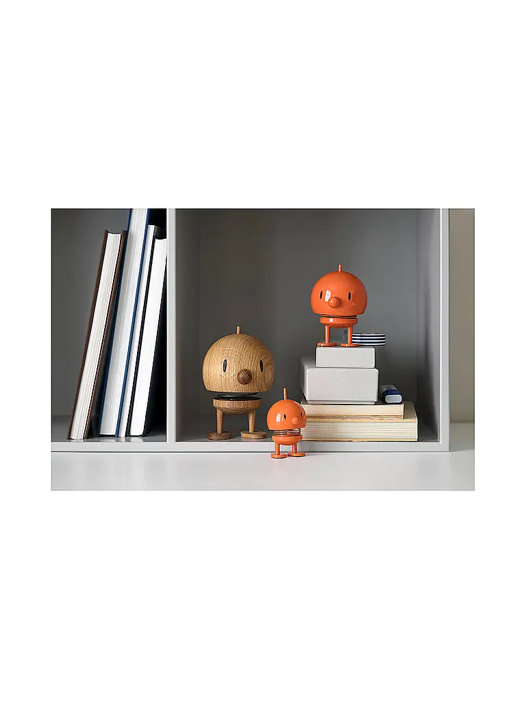 HOPTIMIST | Figura decorativa Classic Bumble 10,5cm Naranja | Naranja