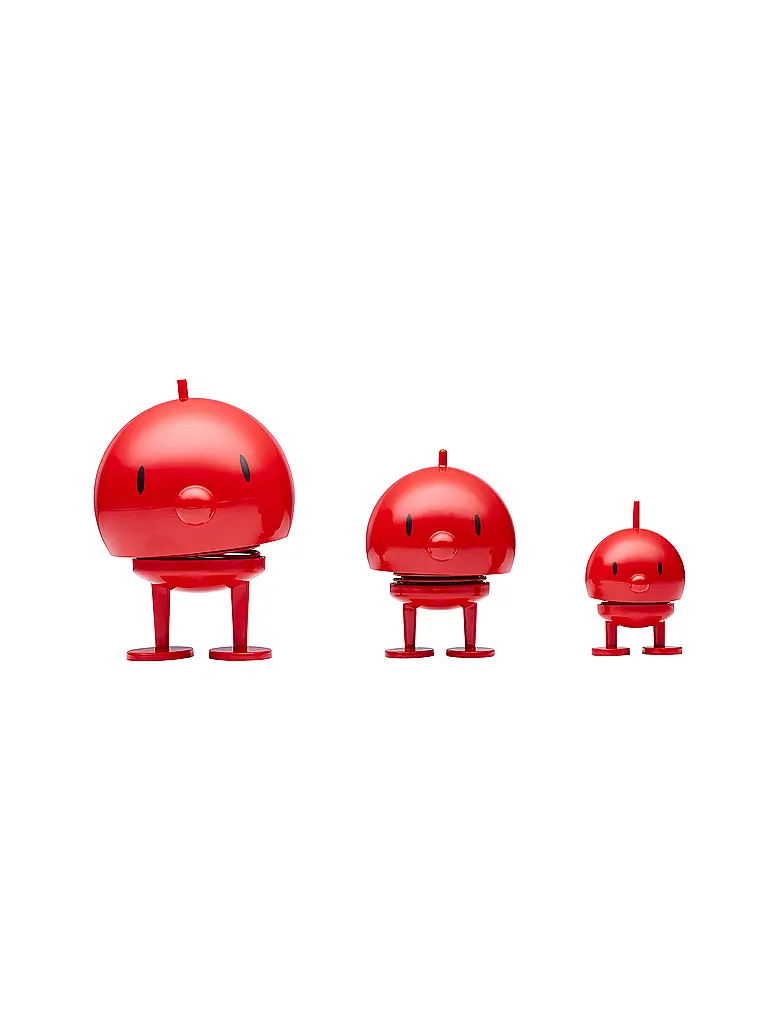 HOPTIMIST | Figura decorativa Classic Bumble 10,5cm Rojo | 
