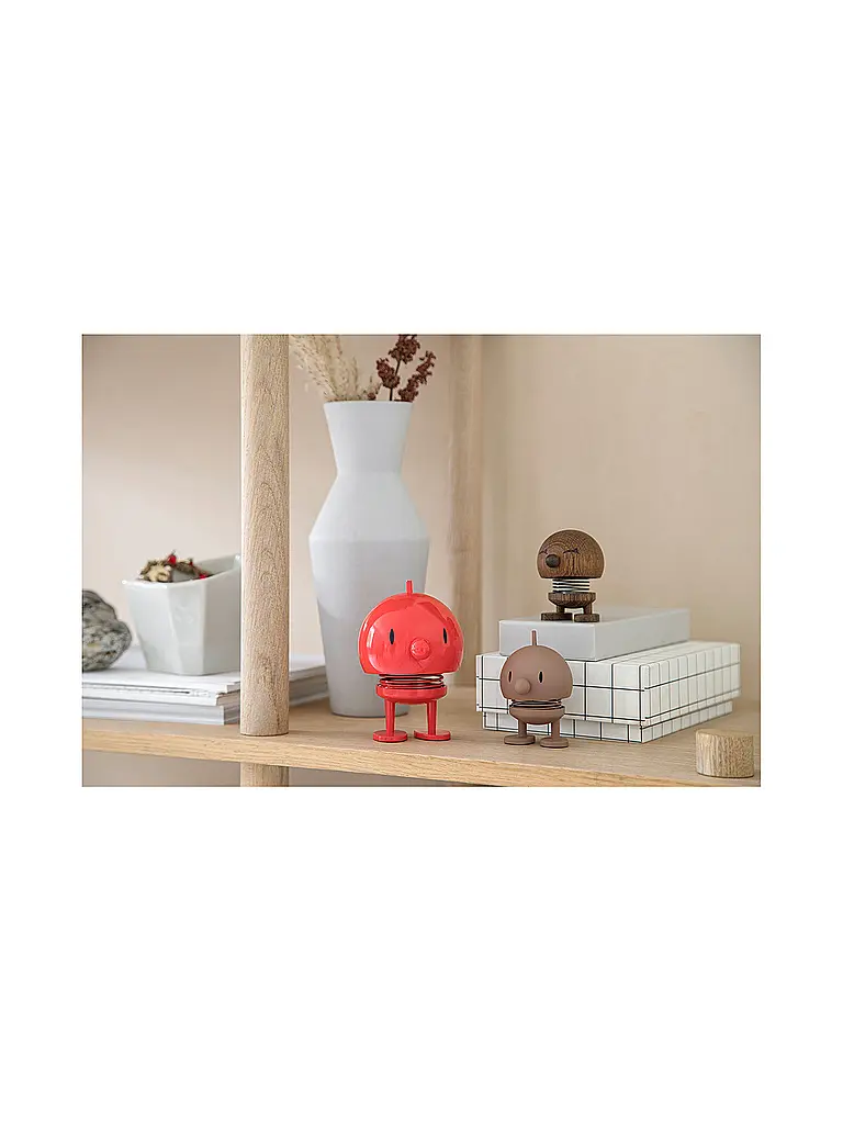 HOPTIMIST | Figura decorativa Classic Bumble 10,5cm Rojo | 