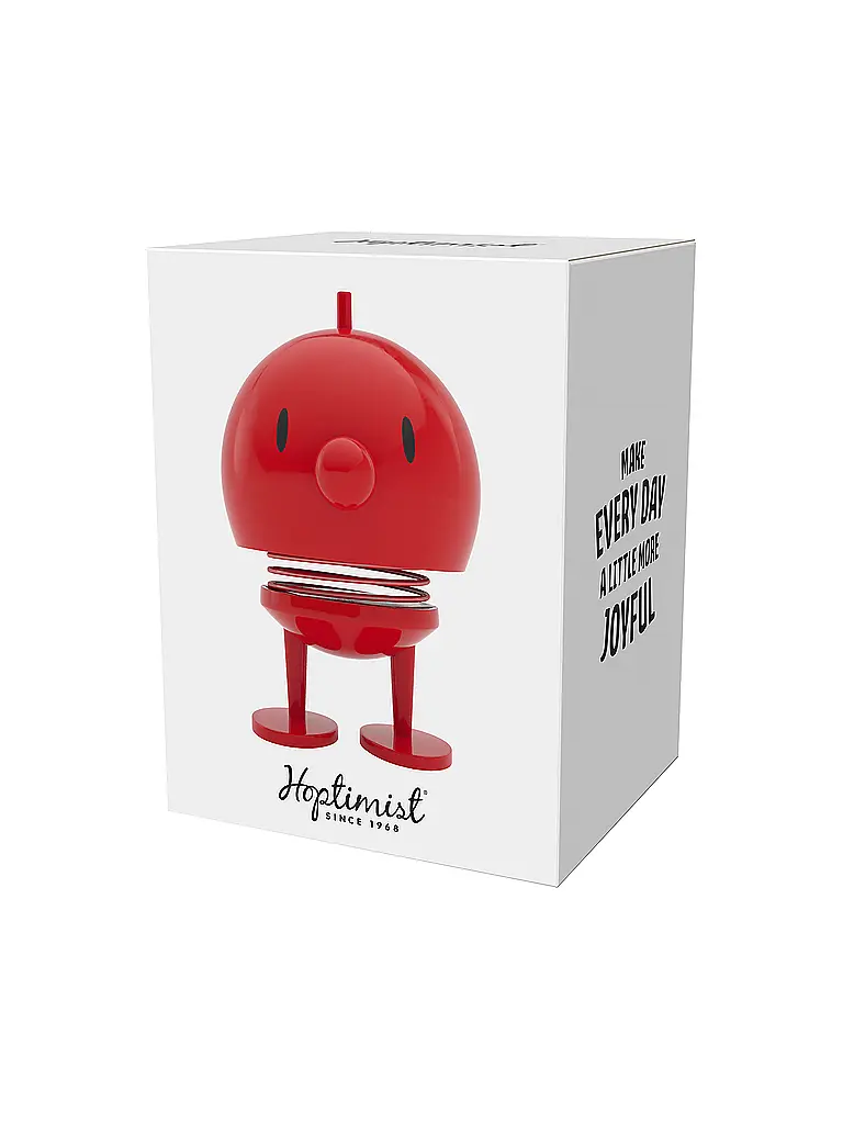 HOPTIMIST | Figura decorativa Classic Bumble 10,5cm Rojo | 