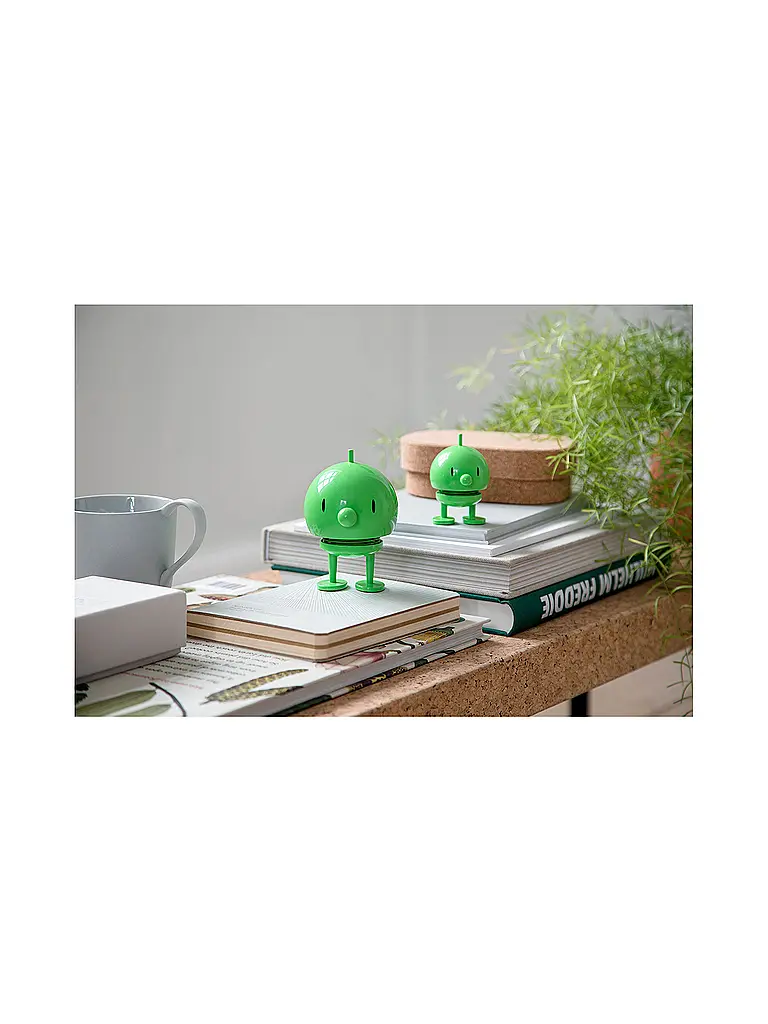 HOPTIMIST | Figura decorativa Classic Bumble 10,5cm Verde | Verde
