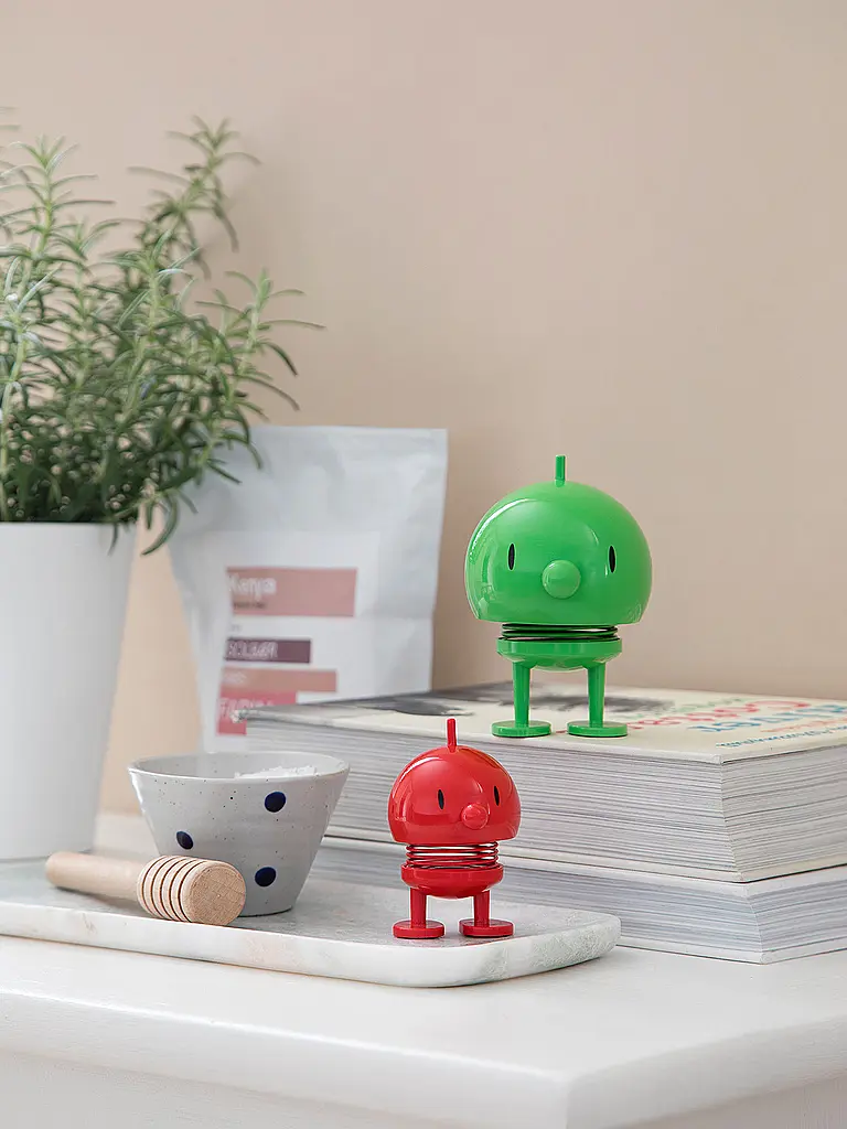 HOPTIMIST | Figura decorativa Classic Bumble 10,5cm Verde | Verde