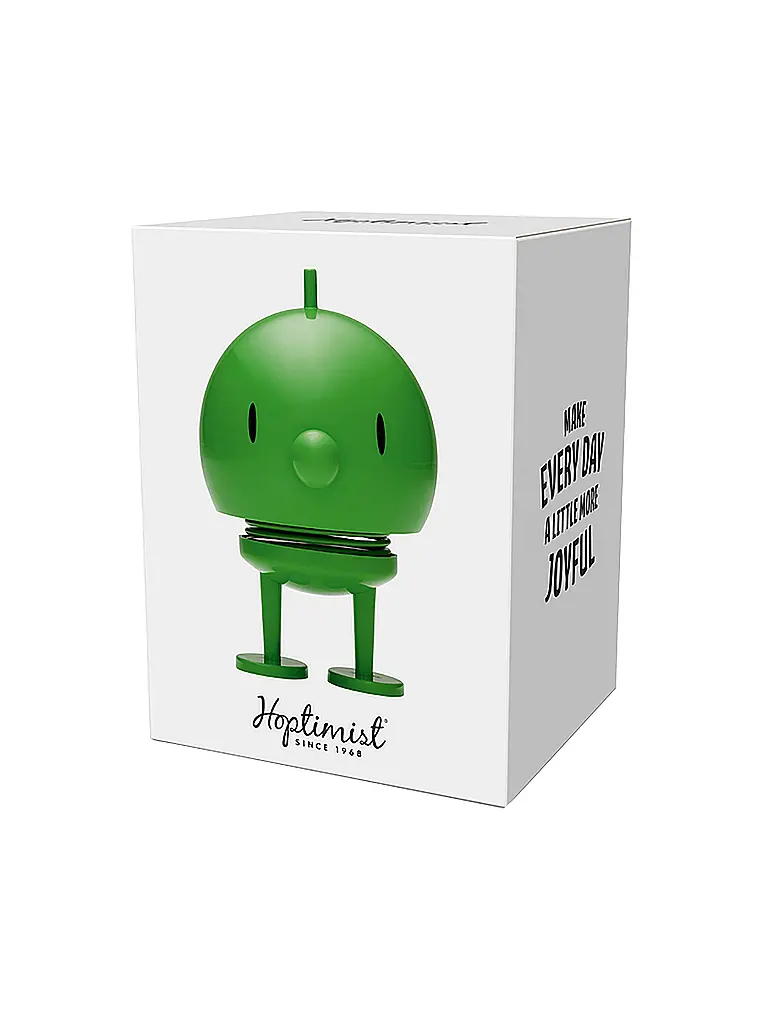 HOPTIMIST | Figura decorativa Classic Bumble 10,5cm Verde | Verde