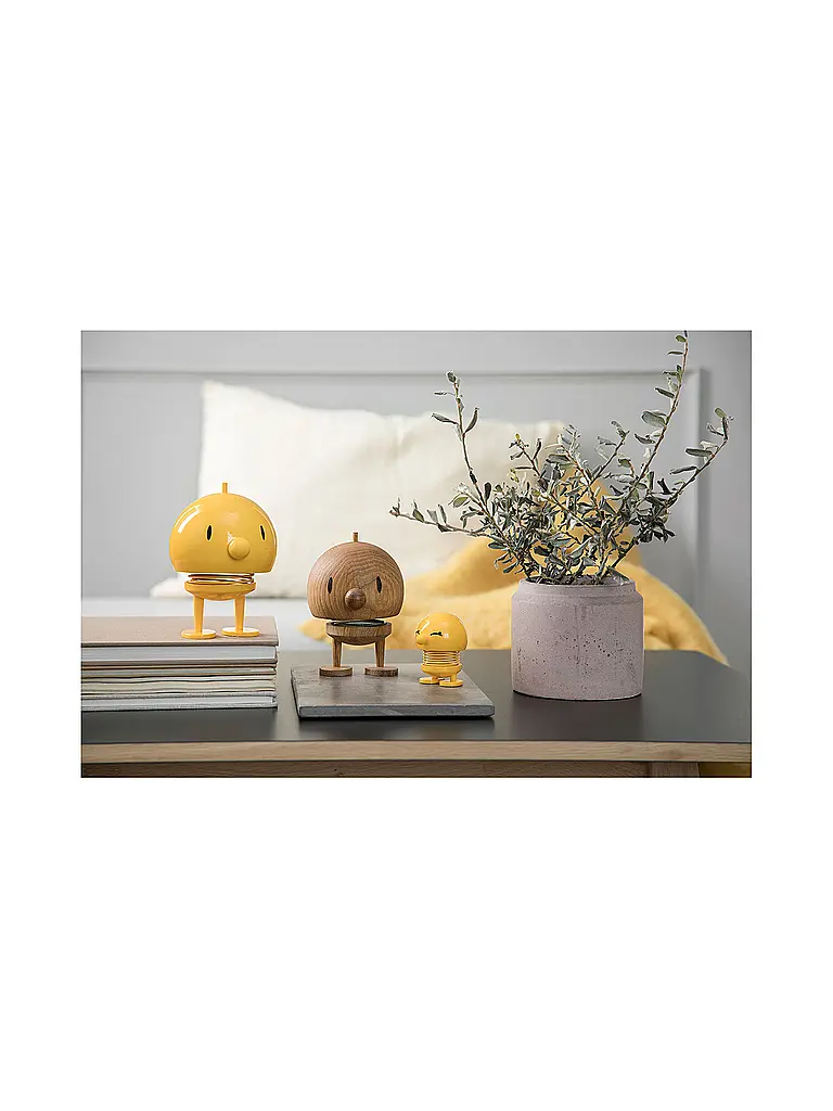 HOPTIMIST | Figura decorativa Classic Bumble 10,5cm Yellow | Amarillo