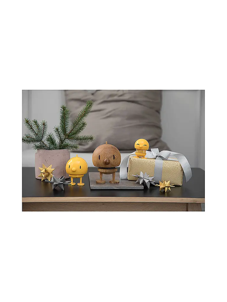 HOPTIMIST | Figura decorativa Classic Bumble 10,5cm Yellow | 