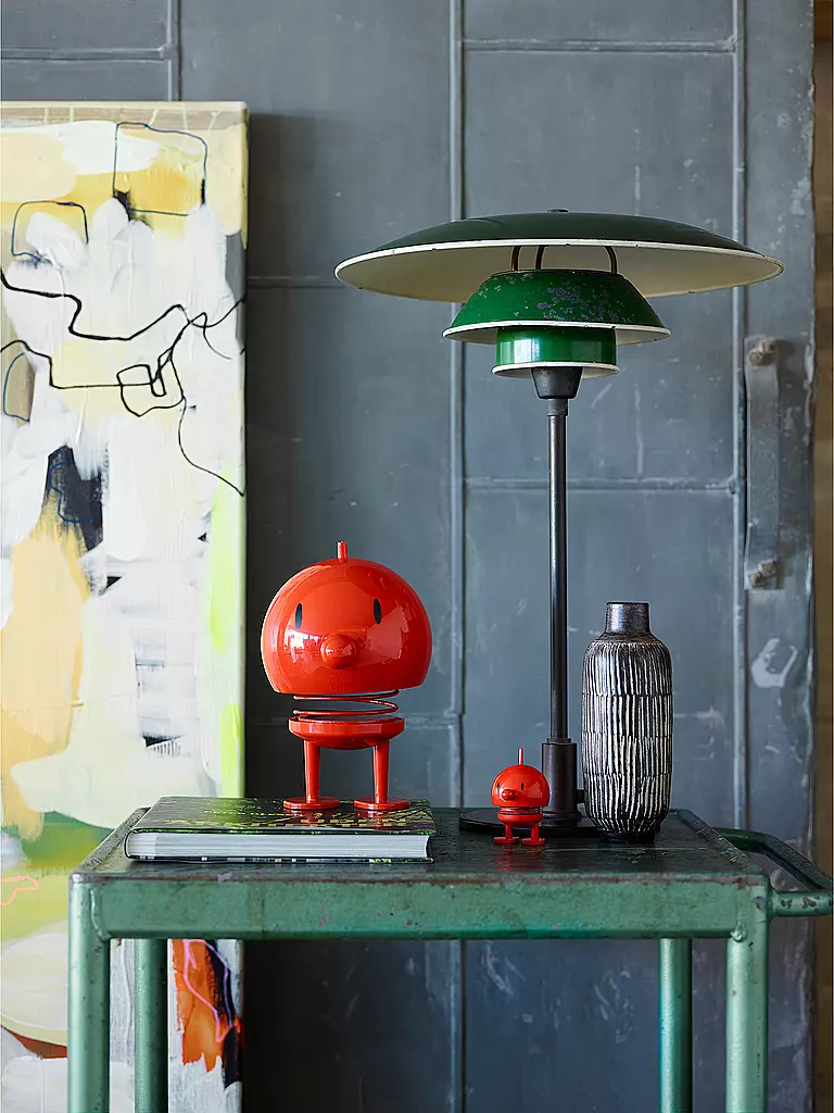 HOPTIMIST | Figura decorativa Classic Bumble 7,6cm Rojo | Rojo