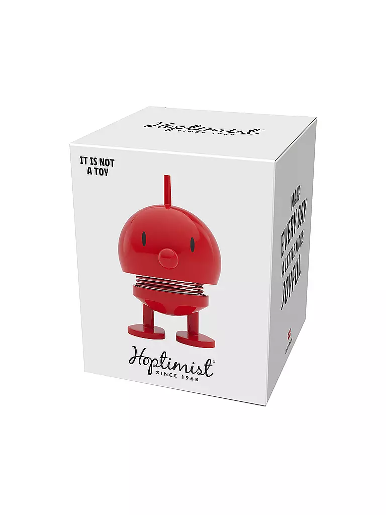 HOPTIMIST | Figura decorativa Classic Bumble 7,6cm Rojo | Rojo
