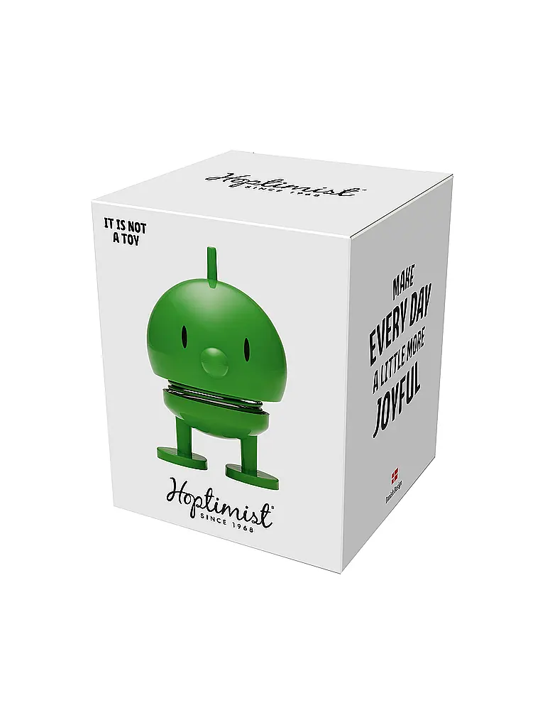 HOPTIMIST | Figura decorativa Classic Bumble 7,6cm Verde | 