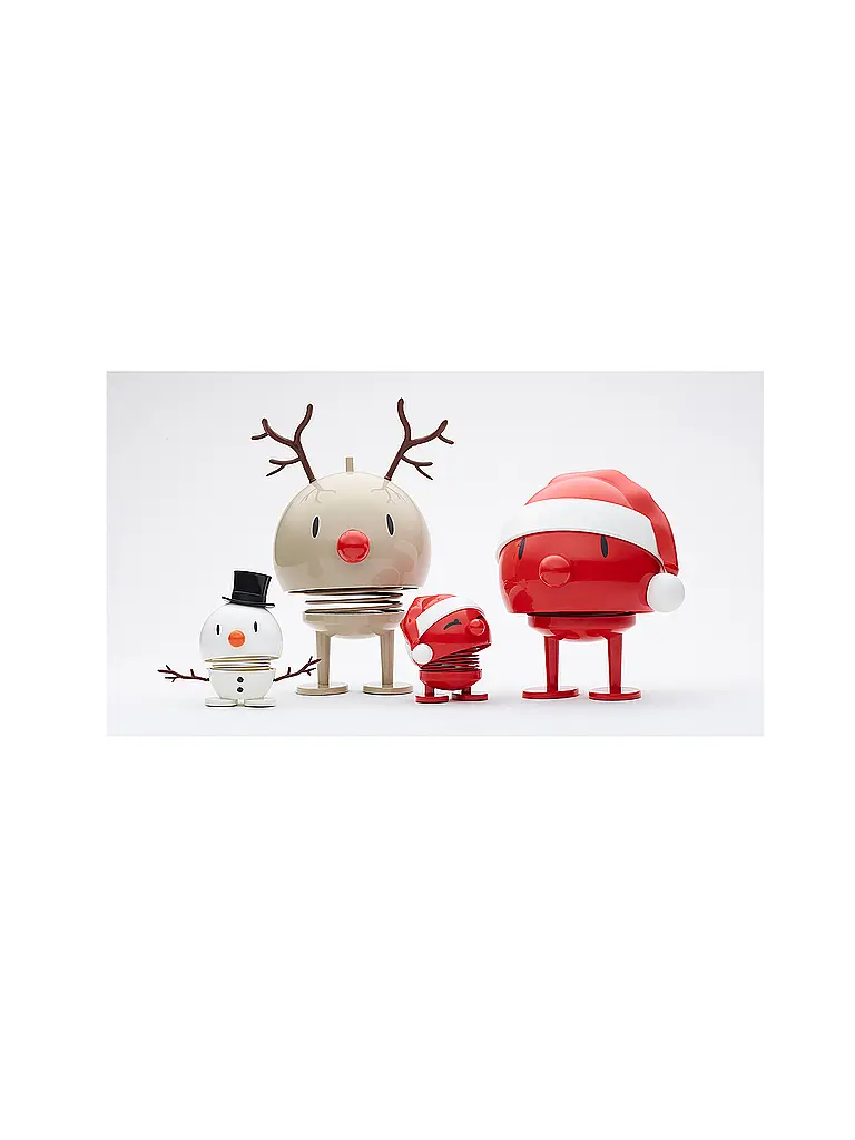 HOPTIMIST | Figura decorativa Classic Bumble Snowman 7,8cm White | Blanco