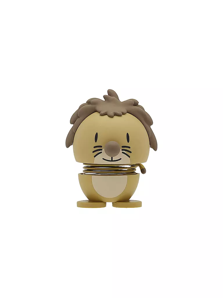 HOPTIMIST | Figura decorativa León Soft 7,6cm Naranja | Marrón claro