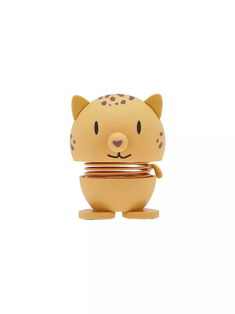HOPTIMIST | Figura decorativa Leopardo Suave 7,6cm Amarillo | Naranja