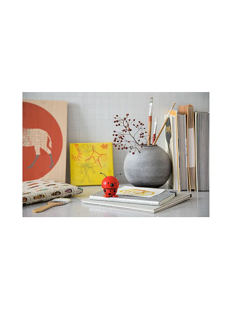 HOPTIMIST | Figura decorativa Mariquita 6,8cm Rojo | Rojo