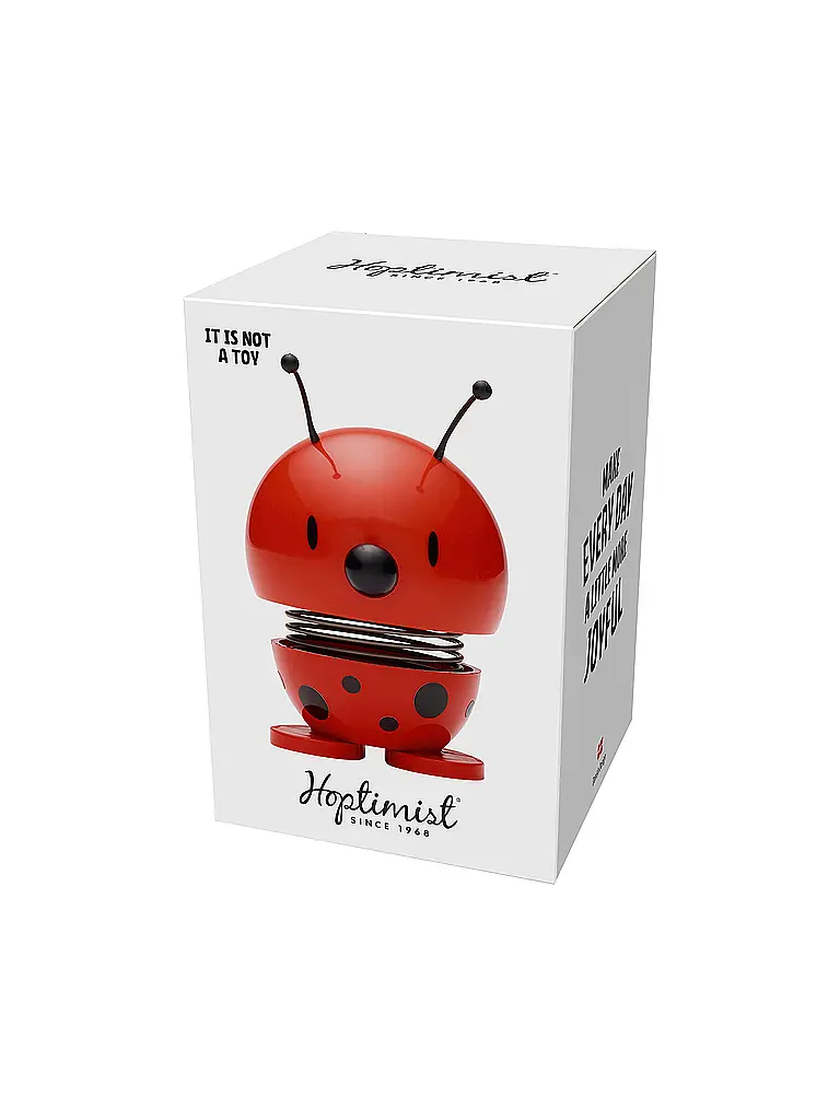 HOPTIMIST | Figura decorativa Mariquita 6,8cm Rojo | 