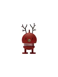 HOPTIMIST | Figura decorativa Reno Suave Bumble 9,5cm Chocolate | Rojo