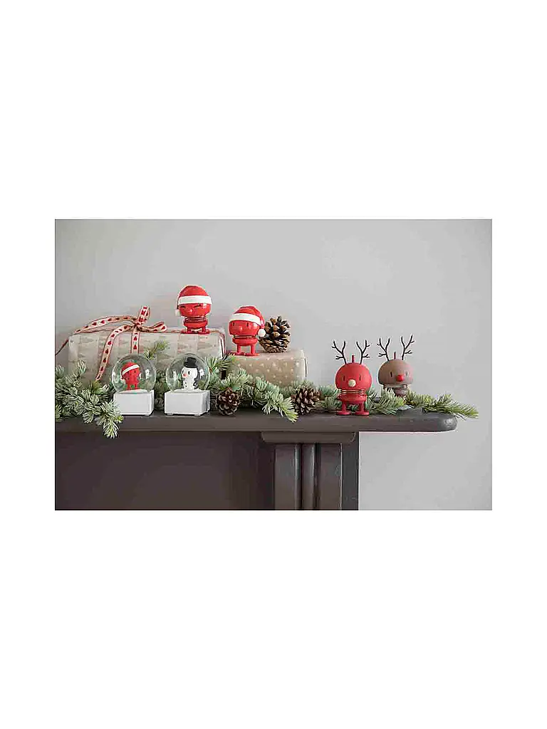 HOPTIMIST | Figura decorativa Reno Suave Bumble 9,5cm Berry | 