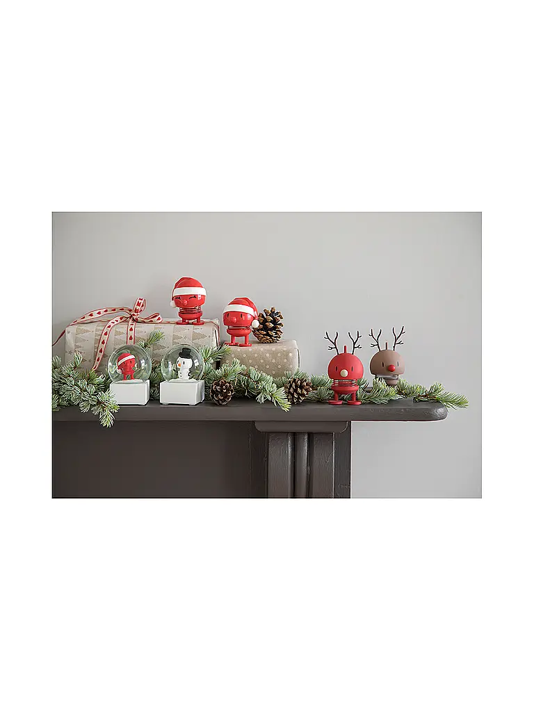HOPTIMIST | Figura decorativa Reno Suave Bumble 9,5cm Chocolate | 