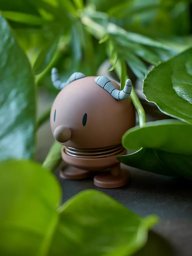 HOPTIMIST | Figura decorativa Soft Buffalo 7,6cm Marrón | 