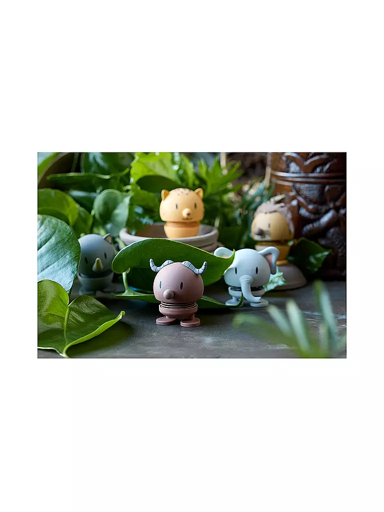 HOPTIMIST | Figura decorativa Soft Buffalo 7,6cm Marrón | 