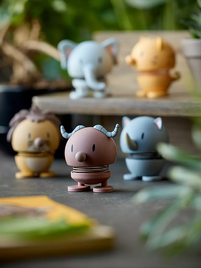 HOPTIMIST | Figura decorativa Soft Buffalo 7,6cm Marrón | 