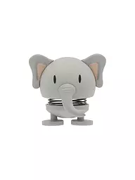 HOPTIMIST | Figura decorativa Soft Rhino 7,6cm Grey | Gris claro