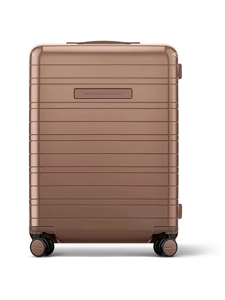 HORIZN STUDIOS | Trolley H6 RE Check-In Reisekoffer 64cm glossy mocha | Marrón claro