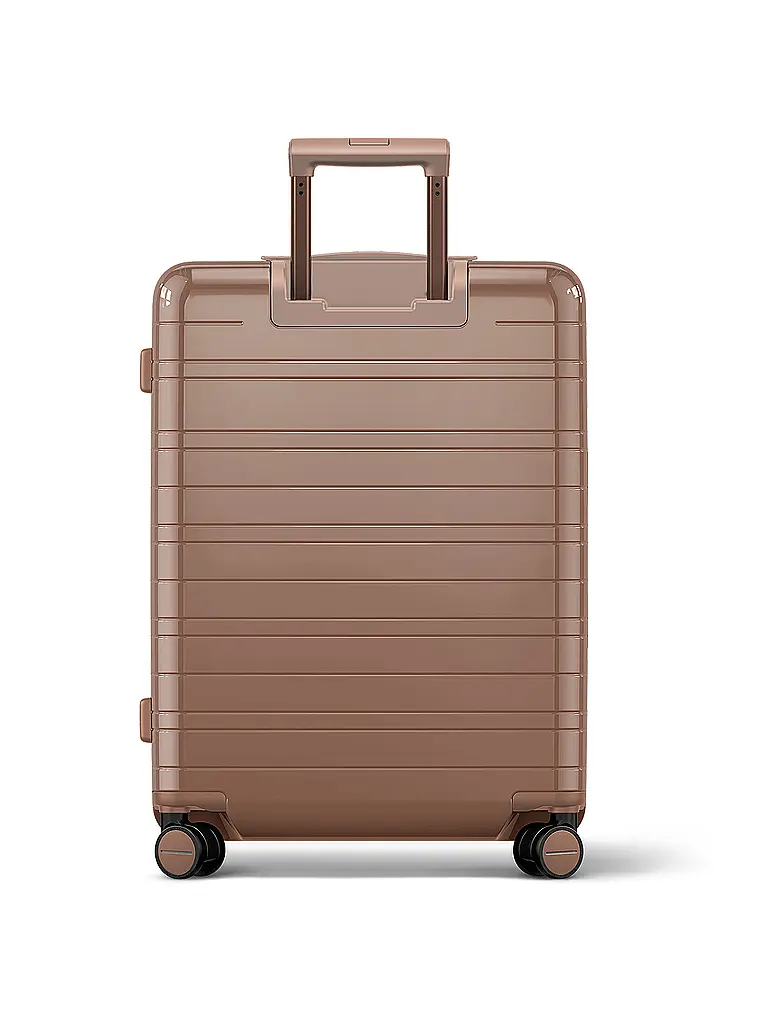 HORIZN STUDIOS | Trolley H6 RE Check-In Reisekoffer 64cm glossy mocha | Marrón claro