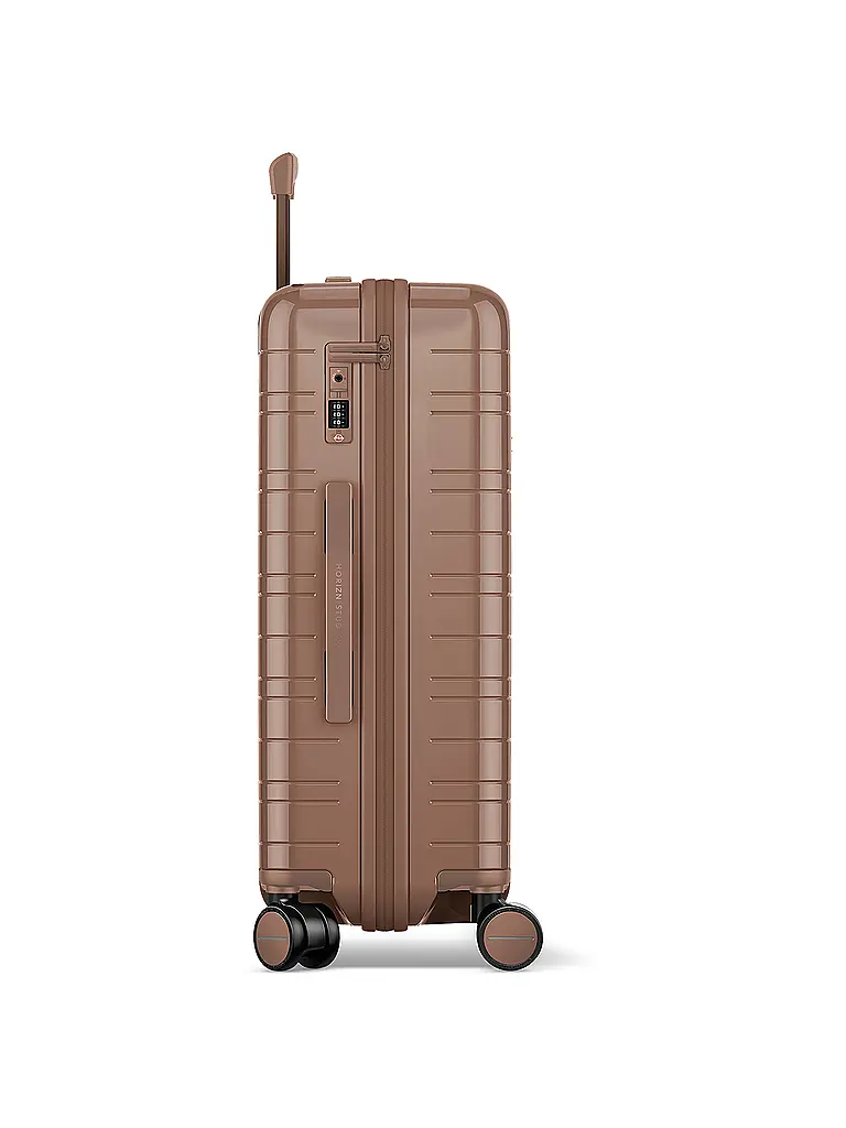 HORIZN STUDIOS | Trolley H6 RE Check-In Reisekoffer 64cm glossy mocha | Marrón claro