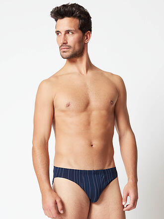 HUBER | Brasil Slip Paquete de 2 dressblue stripe