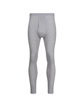 HUBER | Calzoncillos largos con abertura COMFORT gris melange