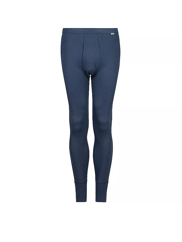 HUBER | Calzoncillo largo con abertura "Comfort" (Marino) | Azul